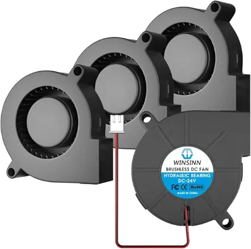 Ventiladores blower de 24V Winsinn para mejorar la refrigeración de impresoras 3D