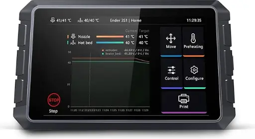 Pantalla Creality Sonic Pad con firmware Klipper para mejorar el rendimiento de impresoras 3D