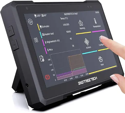 Pantalla táctil BigTreeTech Pad 7 con Klipper para impresoras 3D