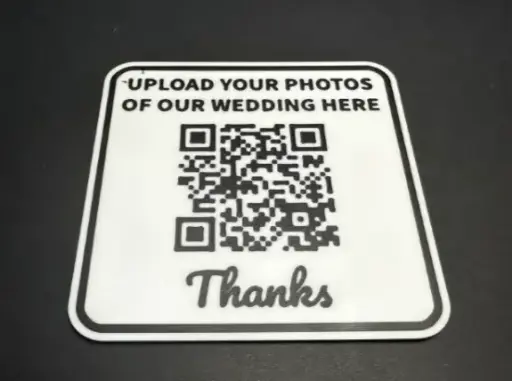 [CE-PL-1-018] Cartel Código QR Boda Personalizado