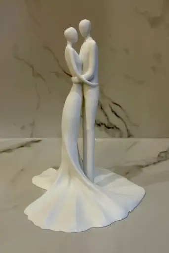 Estatua novios boda